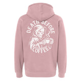 Death Before Coffee Hoodie - Small - Hoodie