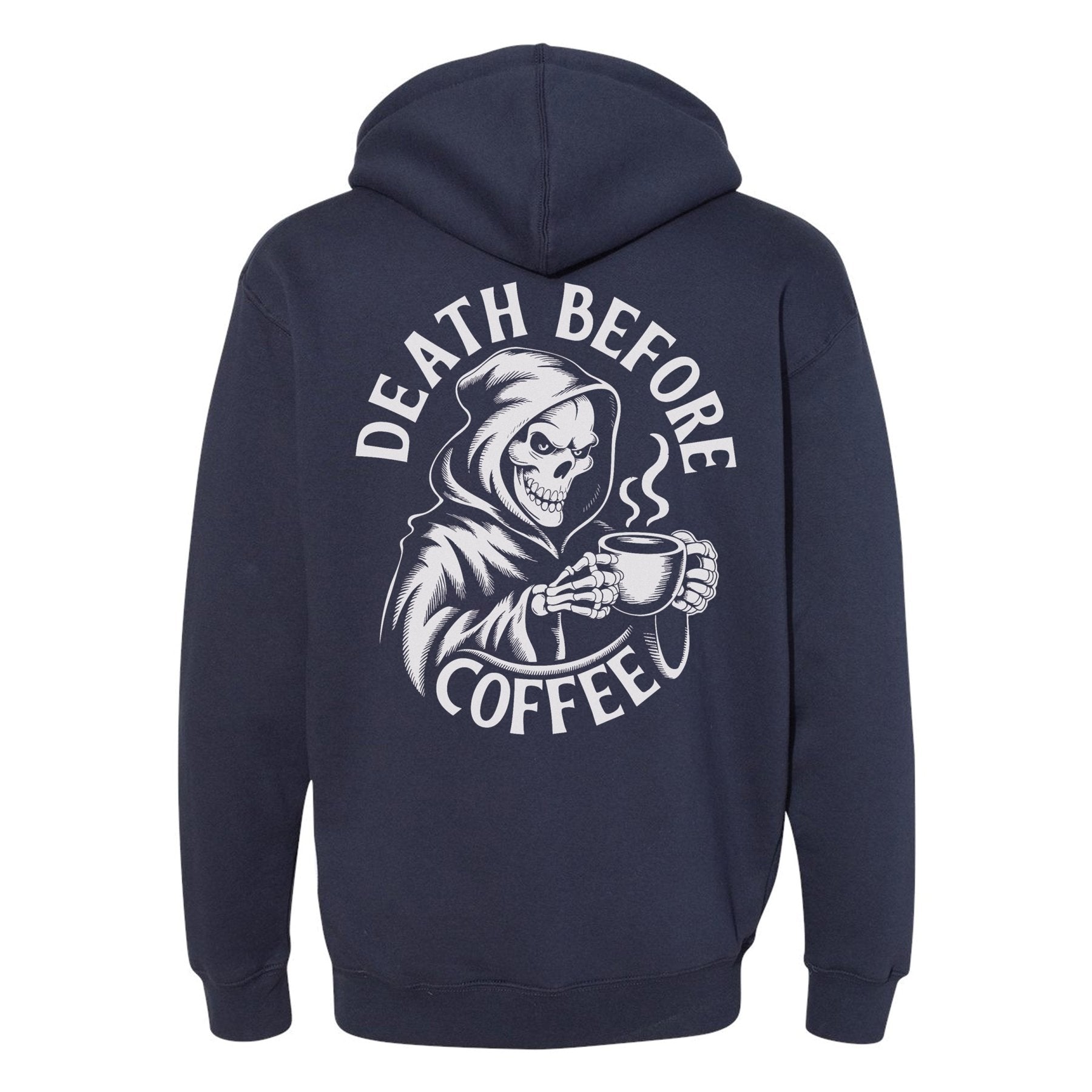 Death Before Coffee Hoodie - Small - Hoodie