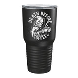 Death Before Coffee UV Tumbler - 30oz - Tumbler