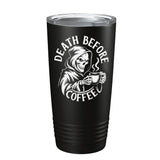 Death Before Coffee UV Tumbler - 20oz - Tumbler