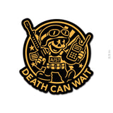 Death Can Wait Logo Sticker - 3.5" - Private Sticker