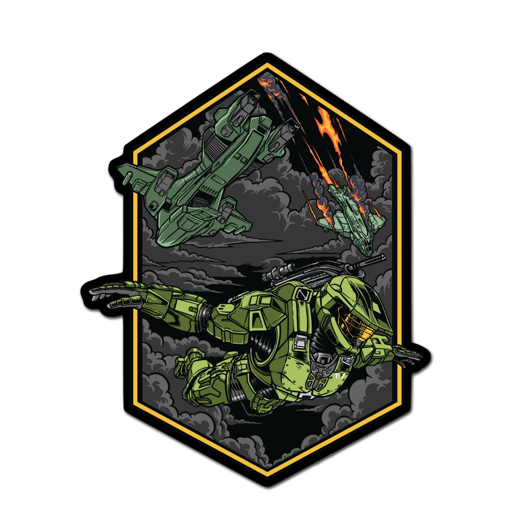 Death From Above Sticker - 4" - Sticker