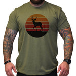 Deer Sunset - Small - Shirt