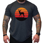 Deer Sunset - Small - Shirt