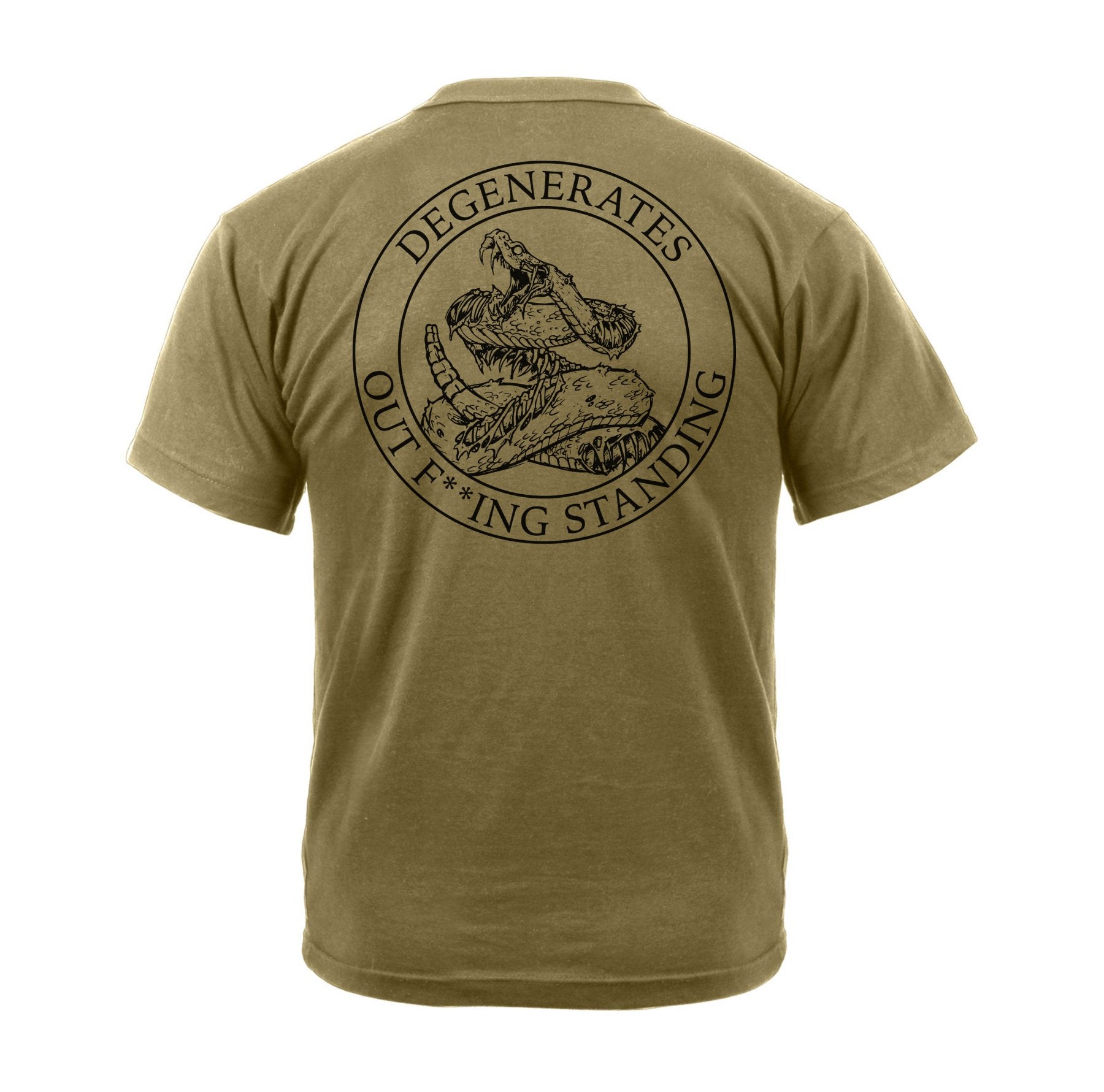 Degenerate Snake T-Shirt - B Co - Small - Private Shirt