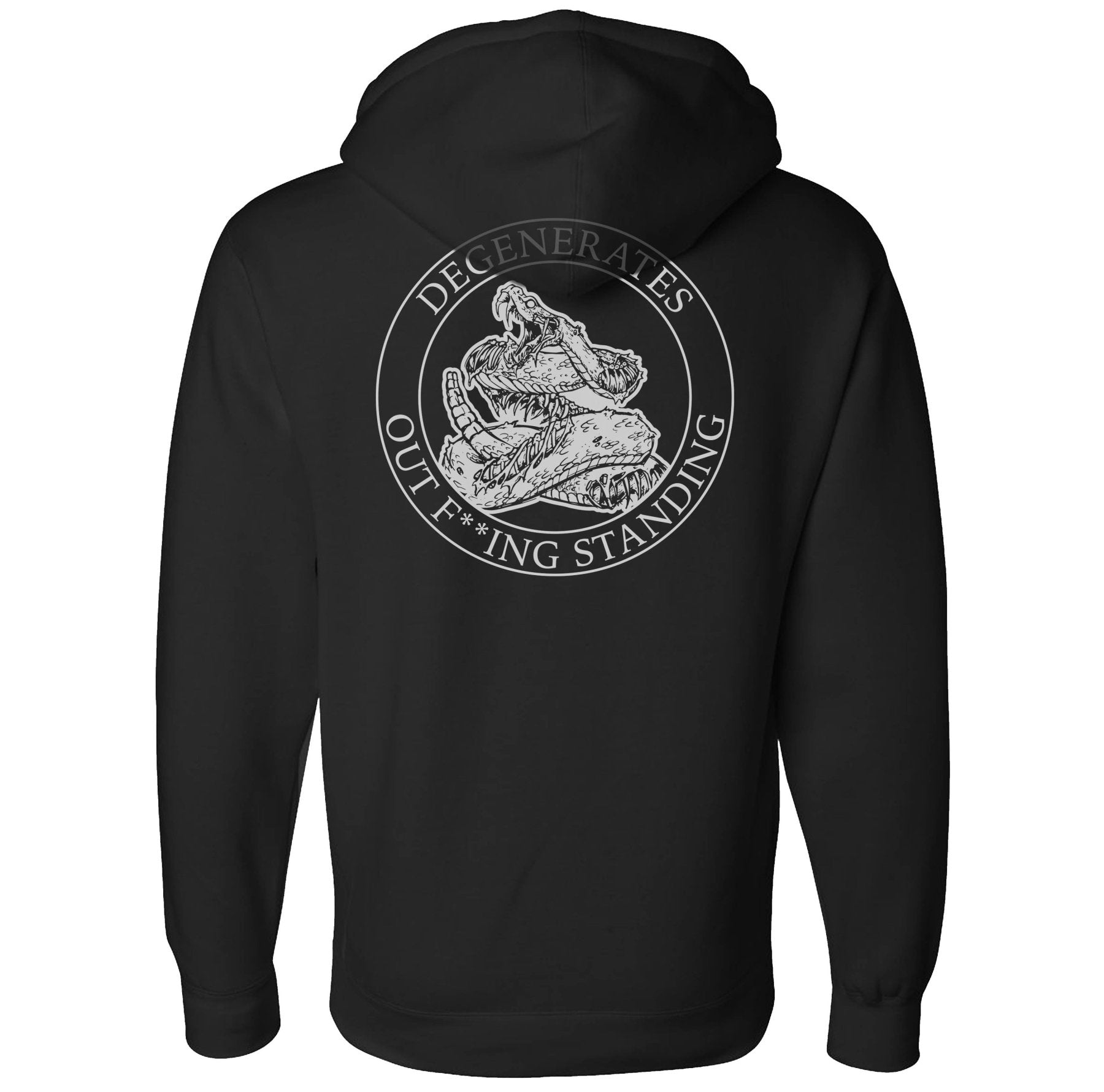 Degenerates Snake Hoodie - B Co - Small - Private Hoodie