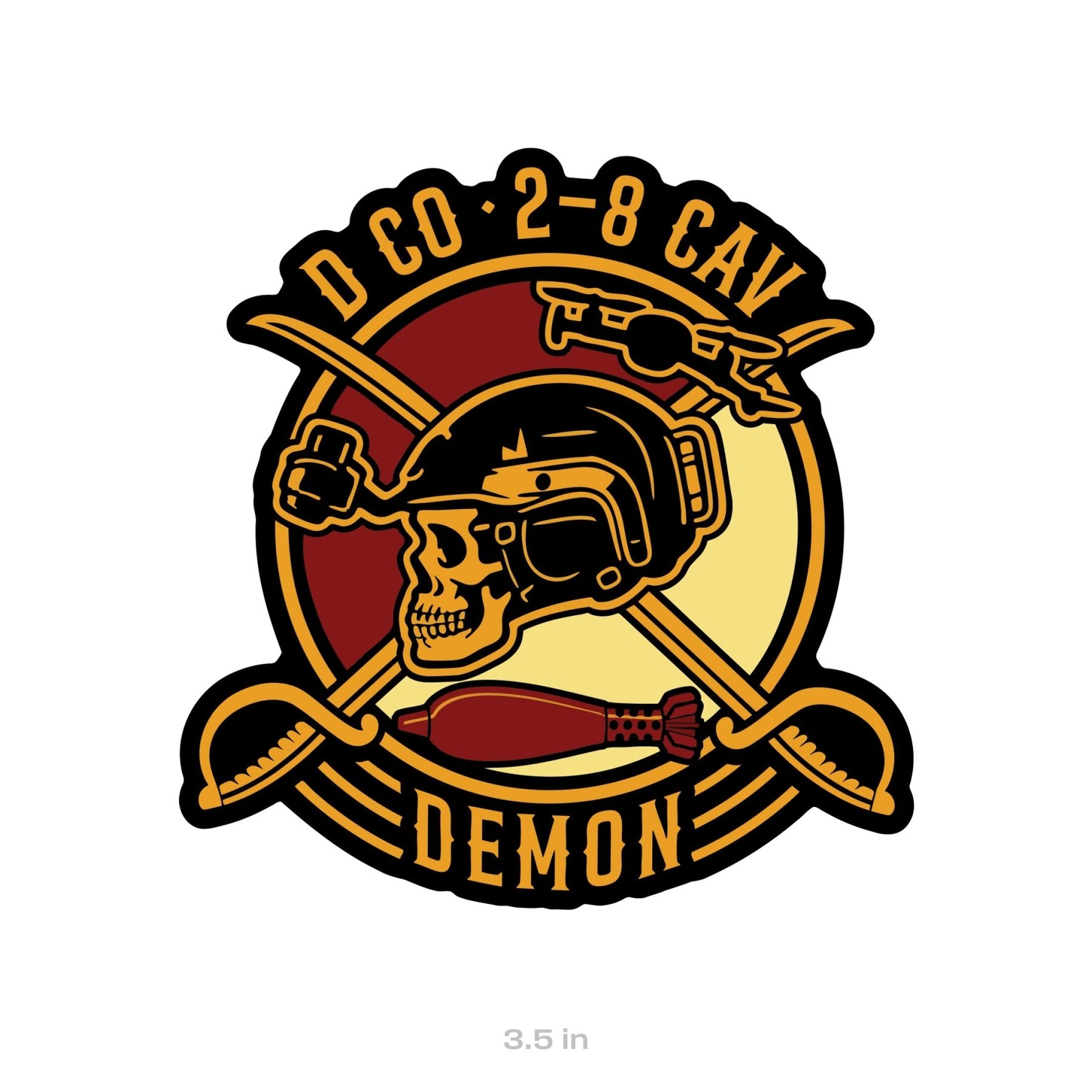 Demon Company 2 - 8 CAV Sticker - 3.5" - Private Sticker