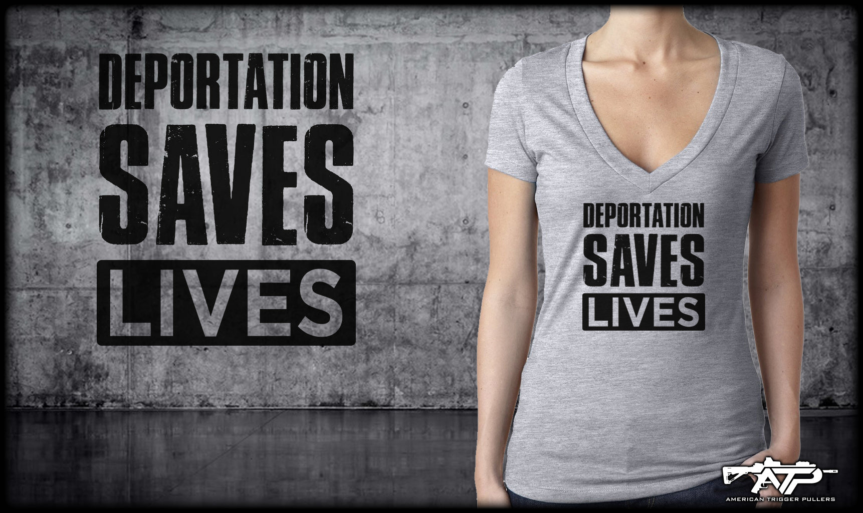 Deportation Saves Lives Ladies - Small - Archive