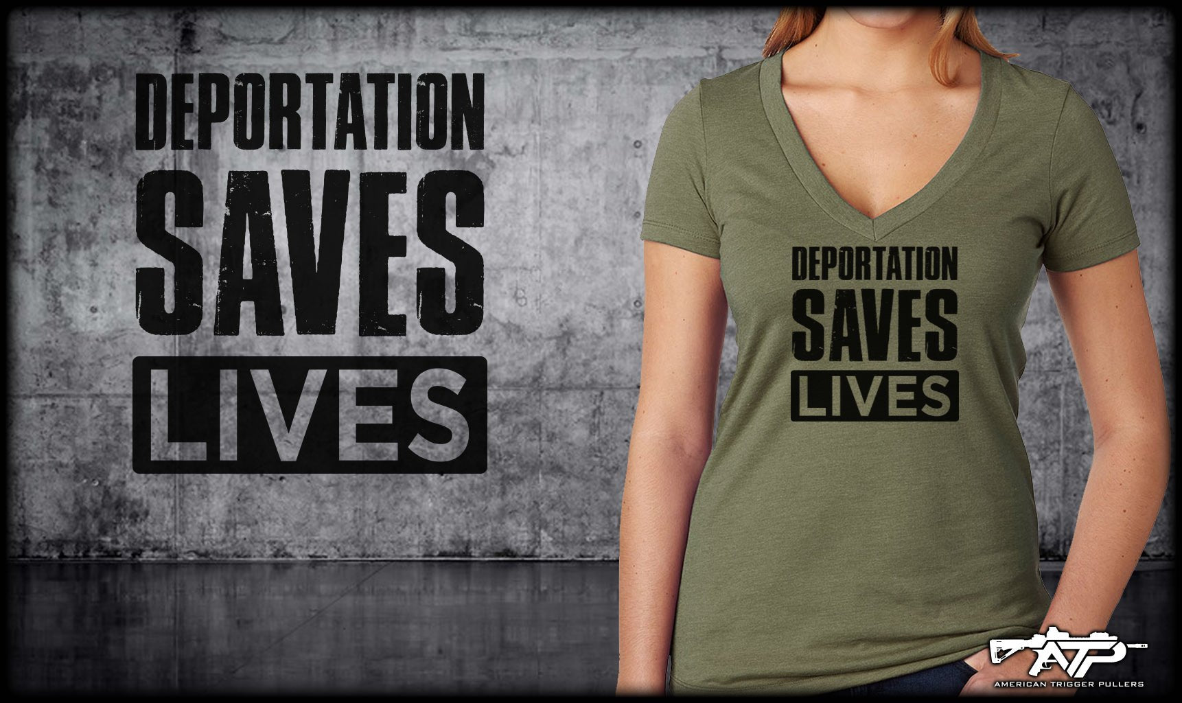 Deportation Saves Lives Ladies - Small - Archive