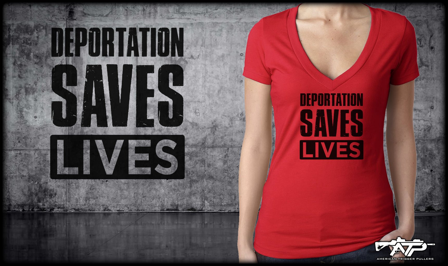 Deportation Saves Lives Ladies - Small - Archive