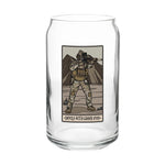 Devils With Green Eyes Beer Can Glass Set - 16oz - Glassware