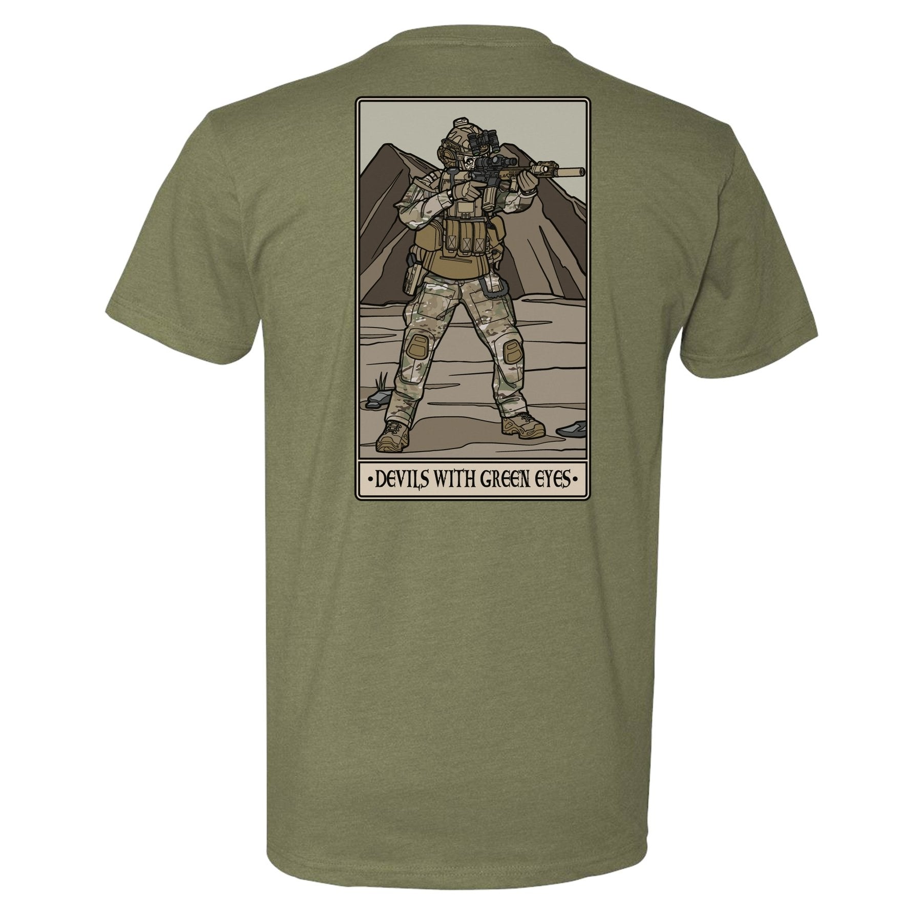 Devils with Green Eyes Tee - Small - Shirt