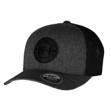 DF&F Leather SnapBack 110M - Black Leather - Headwear