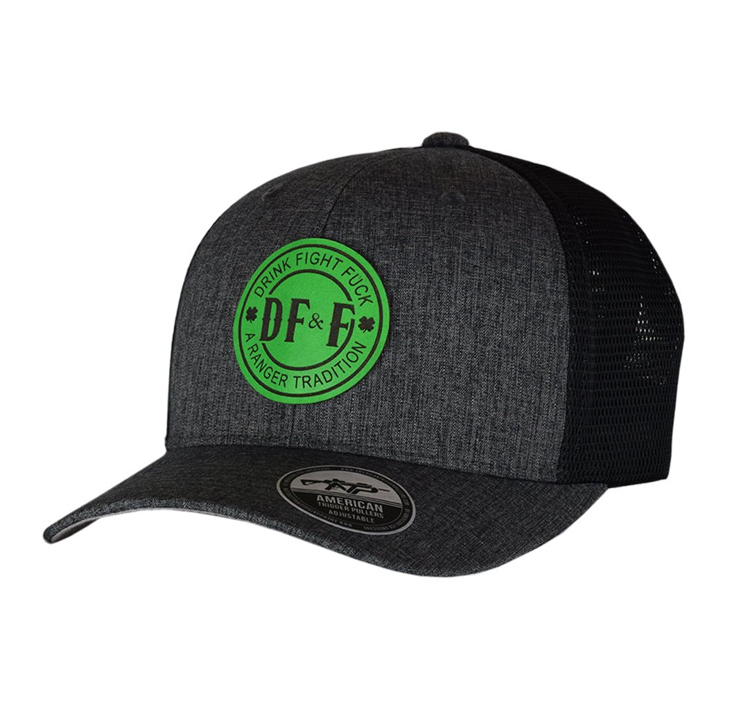 DF&F Leather SnapBack 110M - Green Leather - Headwear