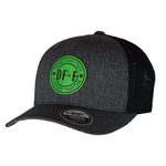 DF&F Leather SnapBack 110M - Green Leather - Headwear