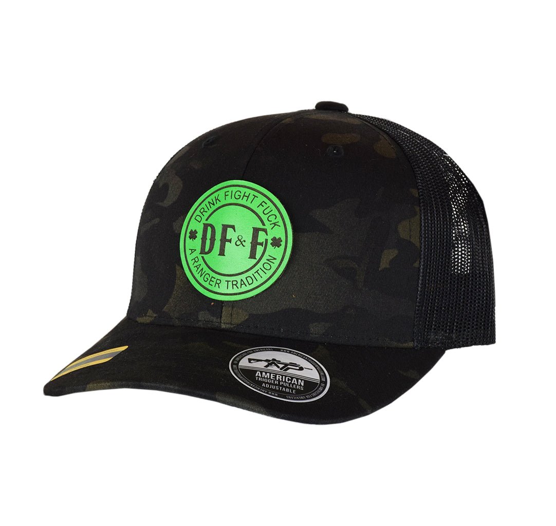 DF&F Leather SnapBack - Green Leather - Headwear