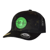 DF&F Leather SnapBack - Green Leather - Headwear