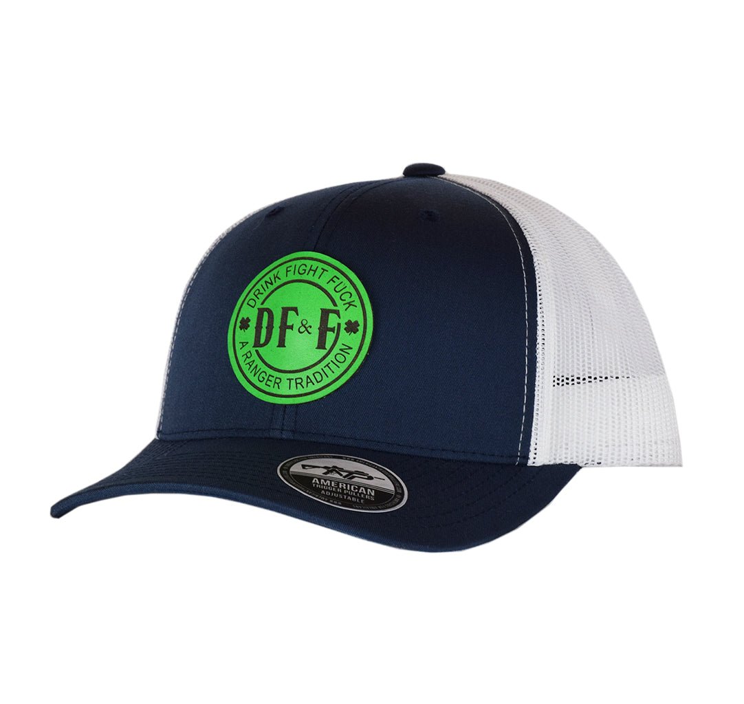 DF&F Leather SnapBack - Green Leather - Headwear