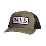 DILF Embroidered Patch Snapback - OSFA - Headwear