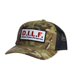 DILF Embroidered Patch Snapback - OSFA - Headwear