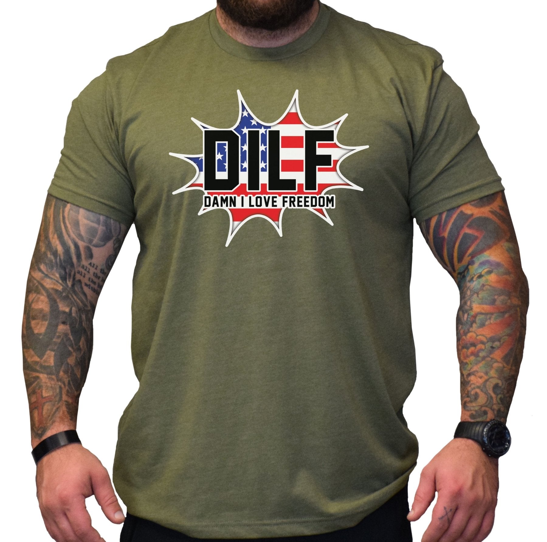 DILF Freedom Tee - Small - Shirt