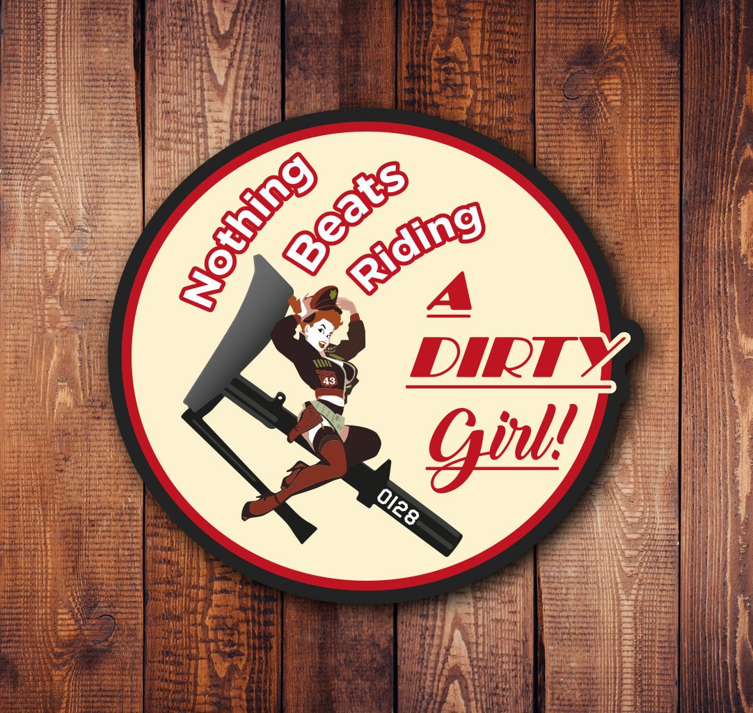 Dirty Girl Sticker - Sticker