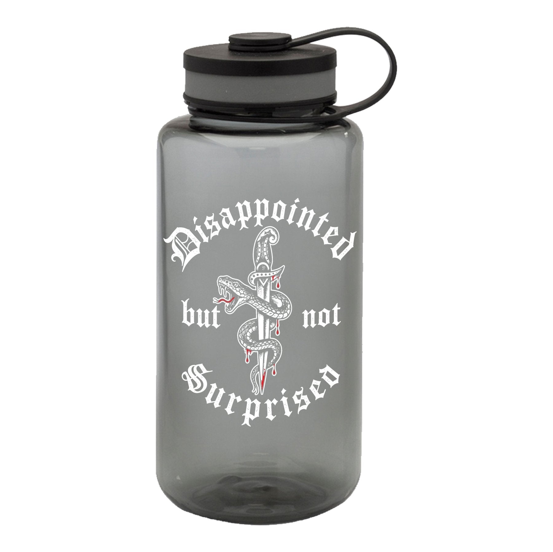 Disappointed Snake Bottle - 38oz - Water Bottle