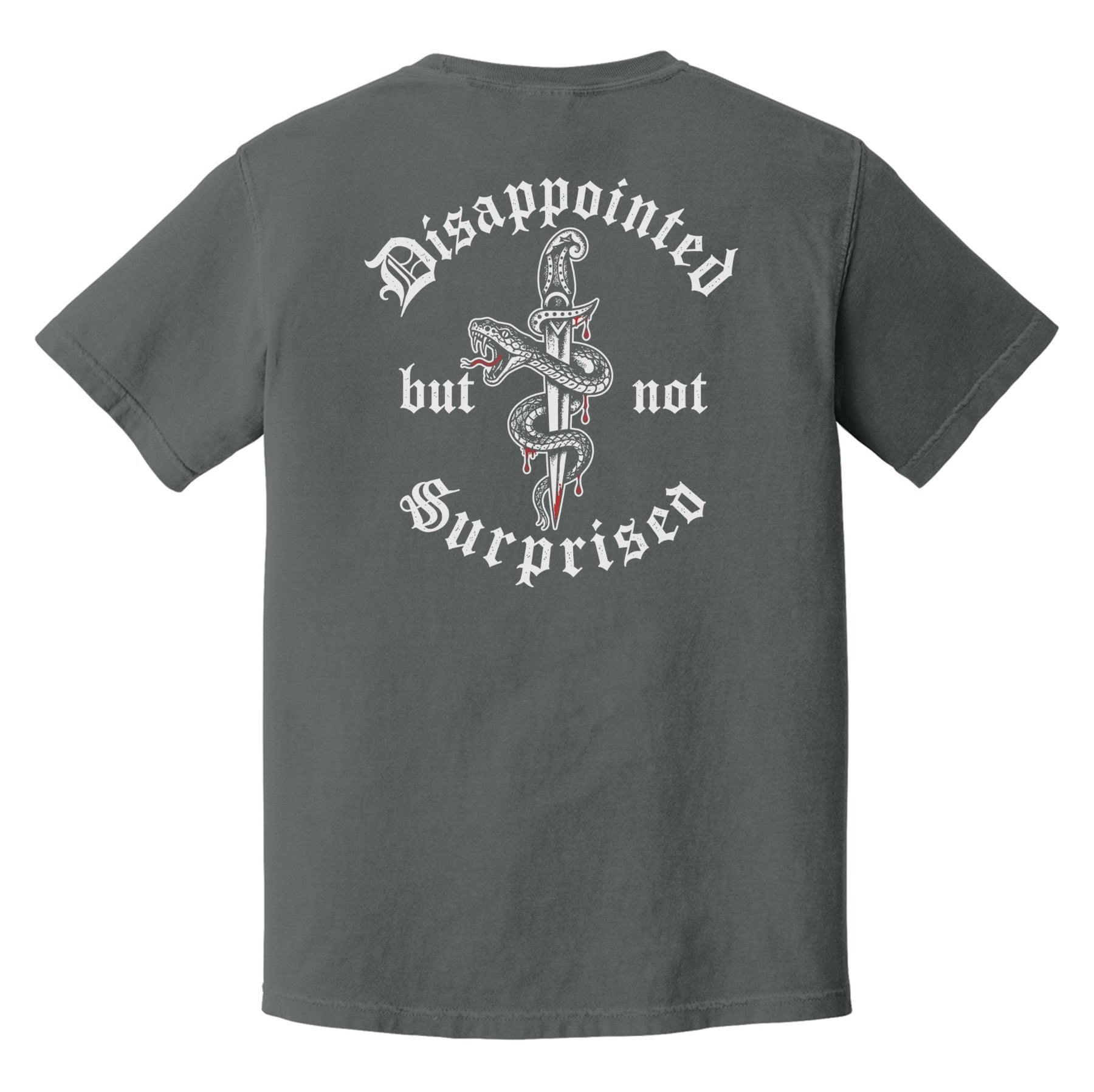 Disappointed Snake Heavyweight Tee - Small - Shirt