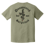 Disappointed Snake Heavyweight Tee - Small - Shirt