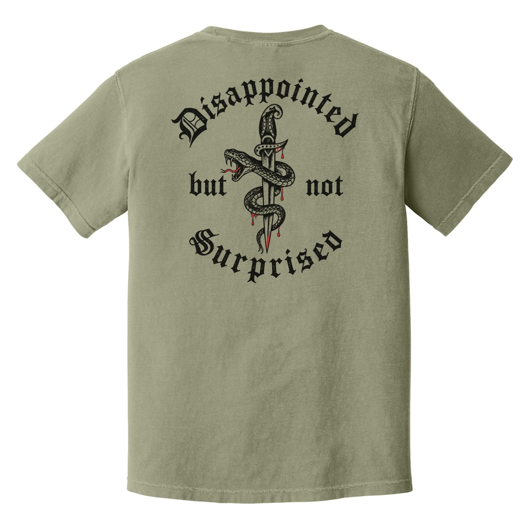 Disappointed Snake Heavyweight Tee - Small - Shirt
