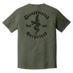 Disappointed Snake Heavyweight Tee - Small - Shirt