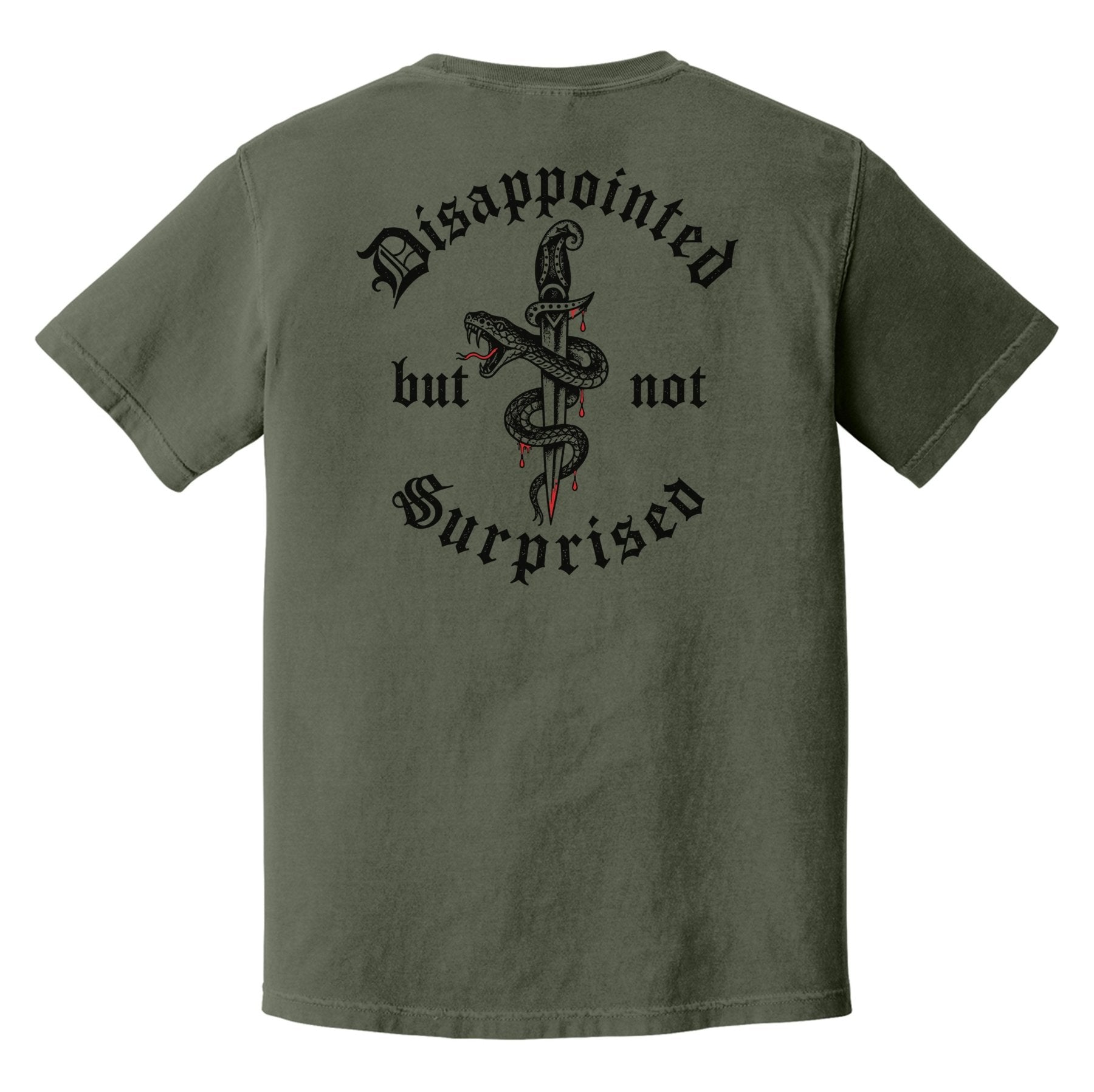 Disappointed Snake Heavyweight Tee - Small - Shirt