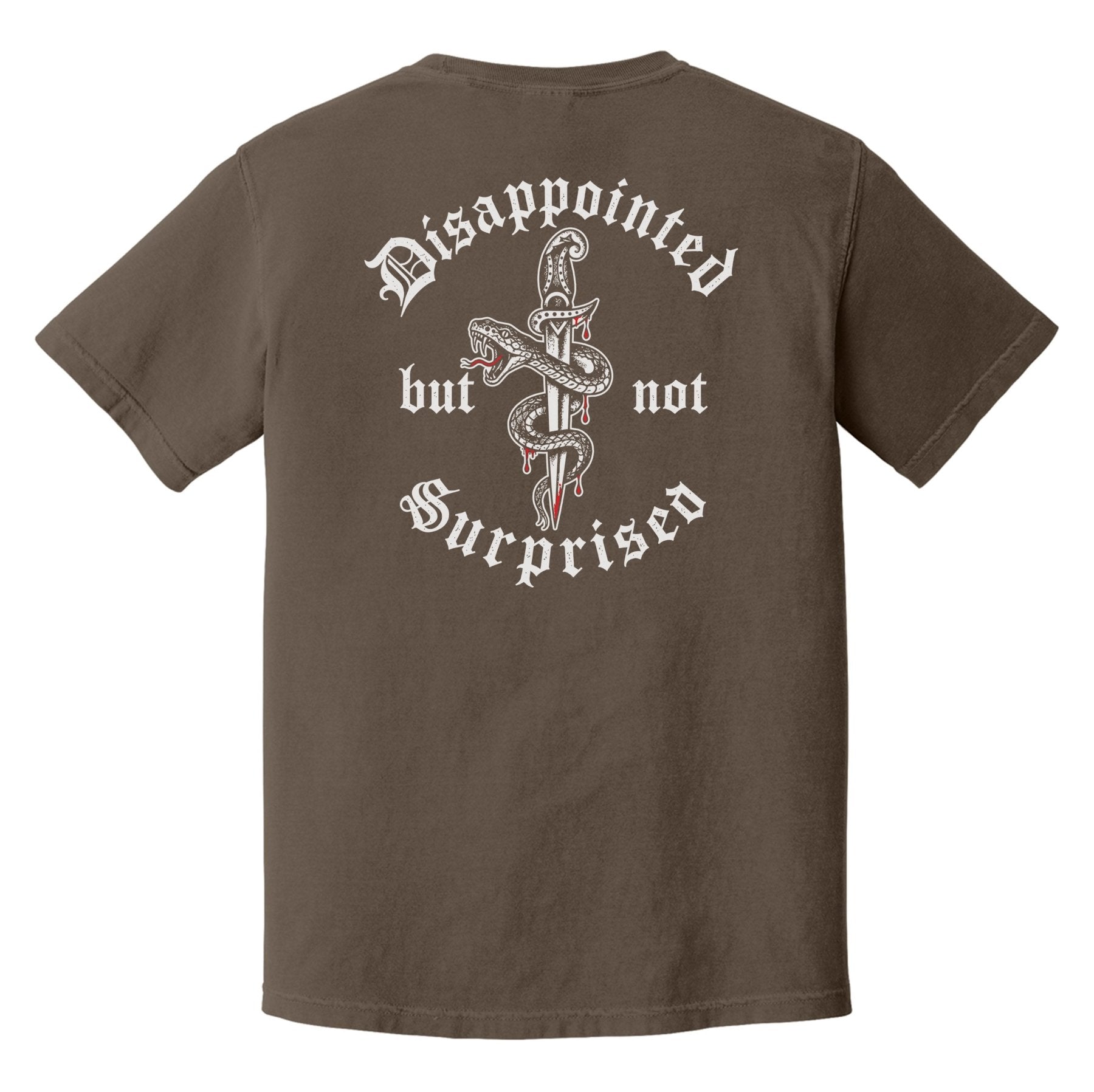 Disappointed Snake Heavyweight Tee - Small - Shirt