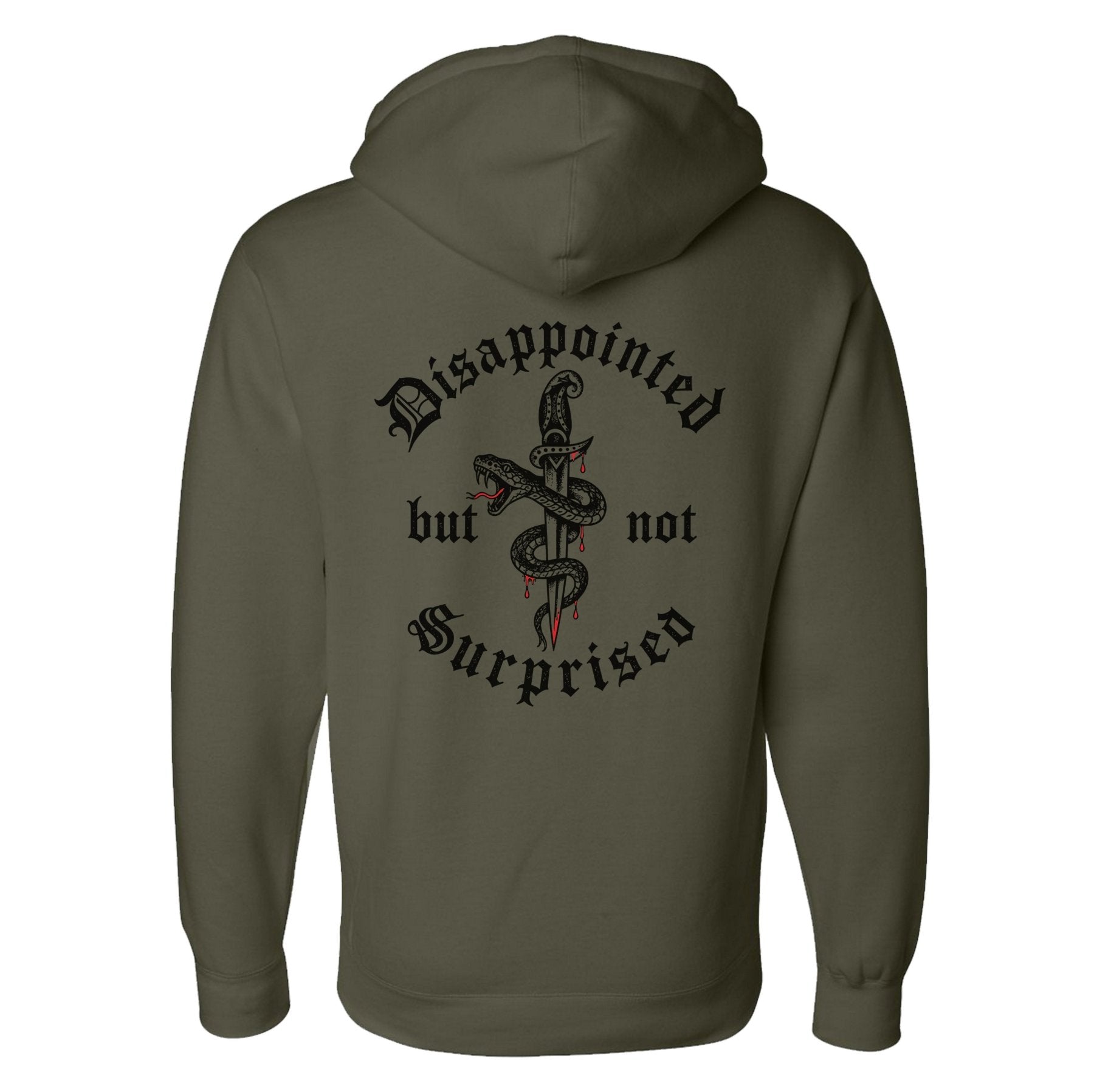 Disappointed Snake Hoodie - Small - Hoodie