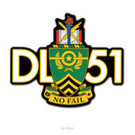 DL 51 Sticker - 3.75" - No Discount