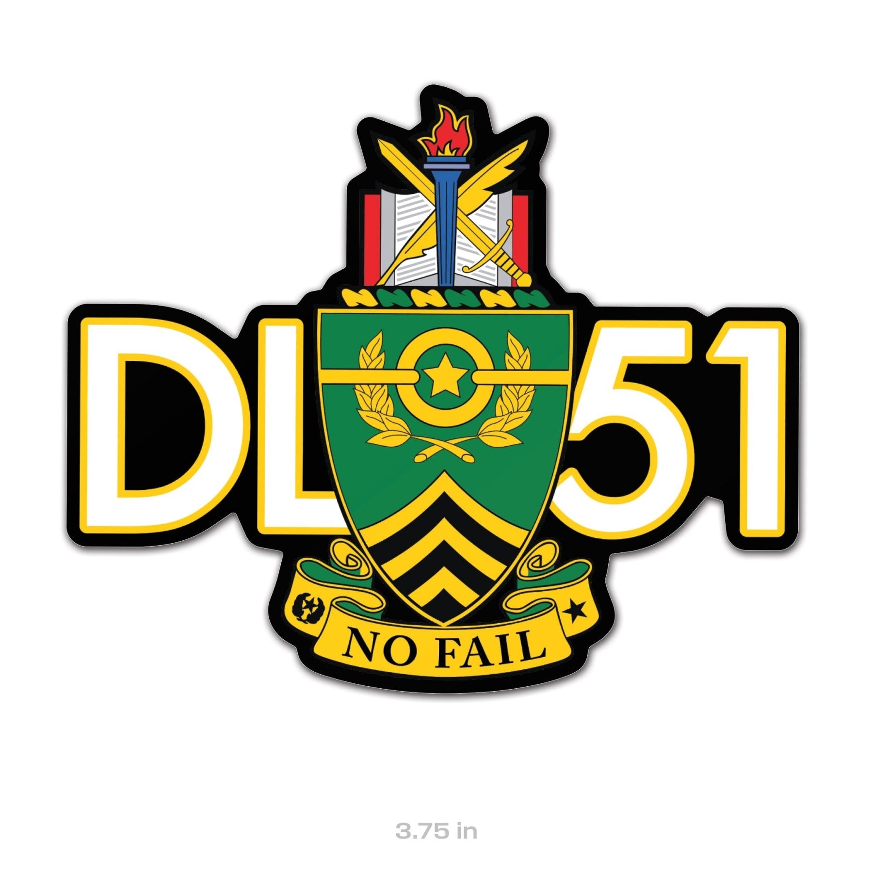 DL 51 Sticker - 3.75" - No Discount