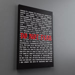 Do Not Fear Verses Canvas - Stretched Canvas - Canvas