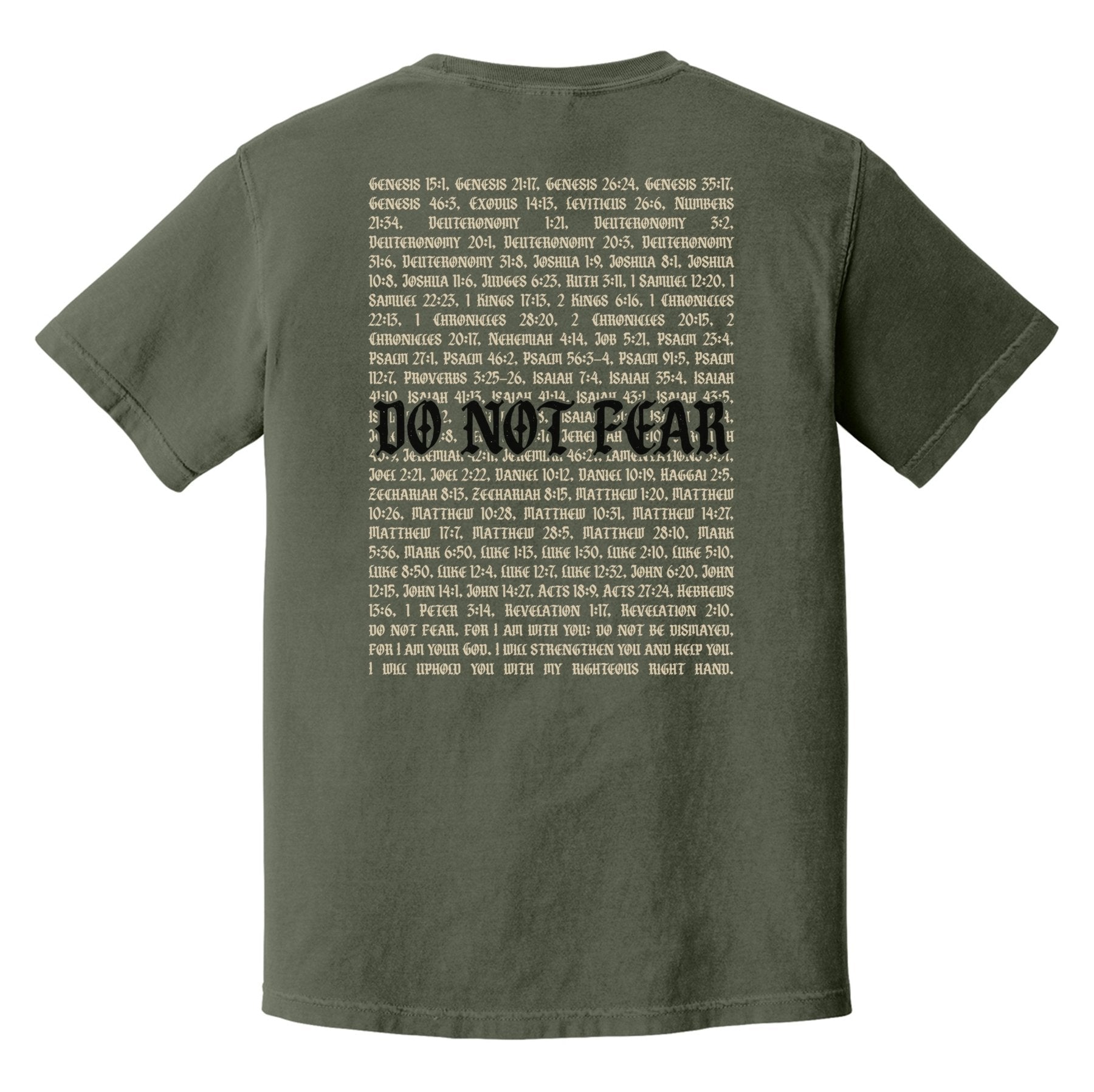 Do Not Fear Verses Heavyweight Tee - Small - Shirt