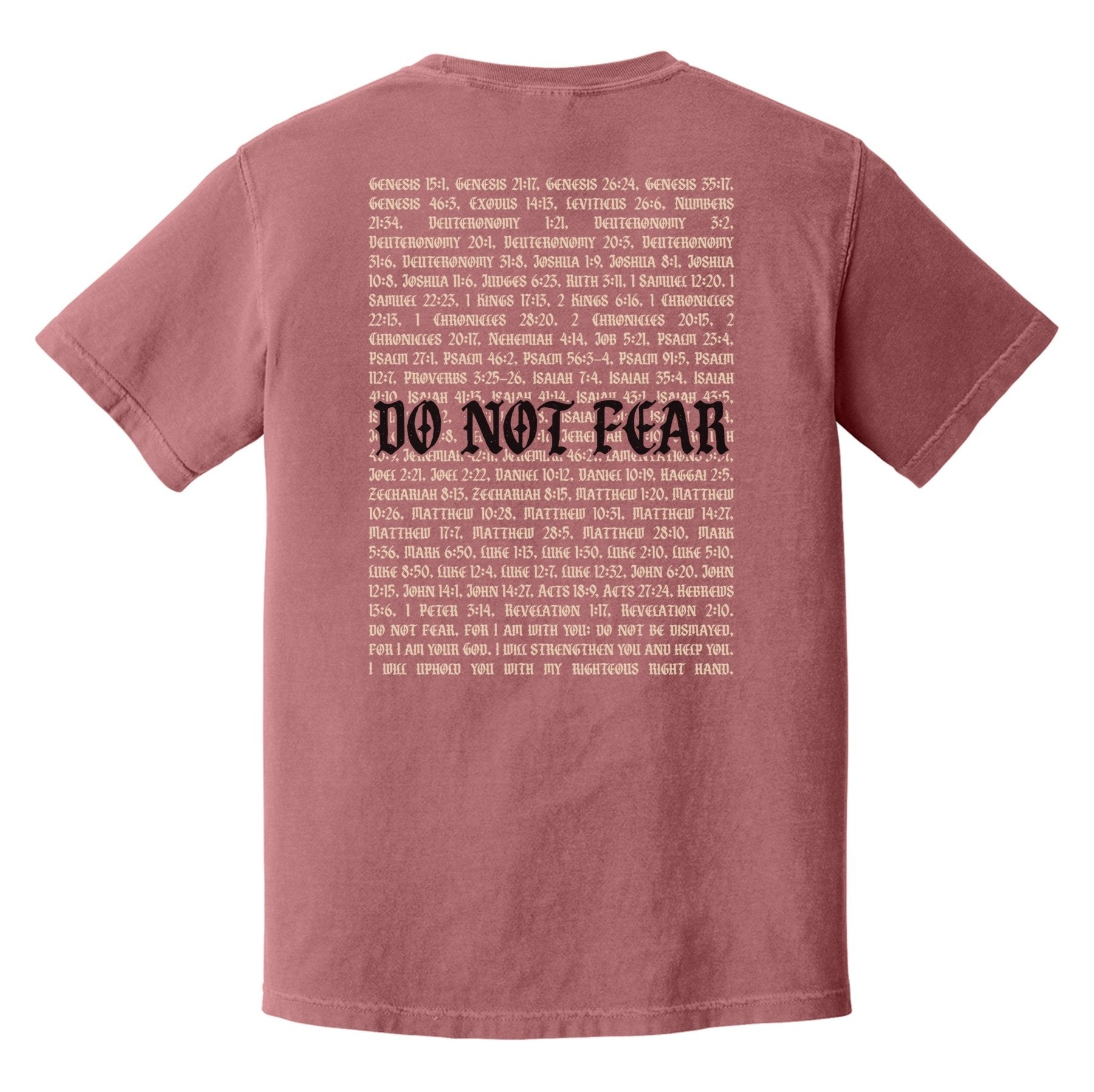 Do Not Fear Verses Heavyweight Tee - Small - Shirt