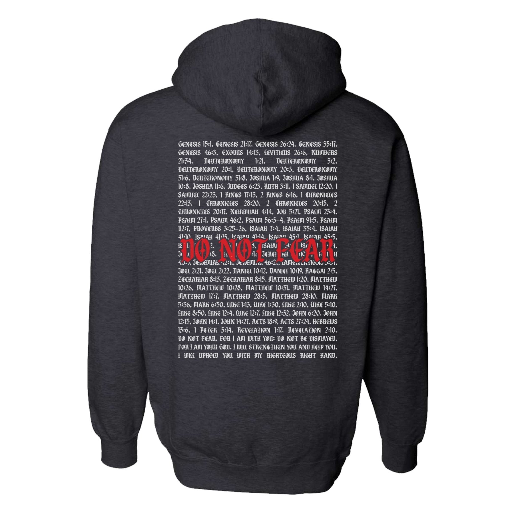 Do Not Fear Verses Hoodie - Small - Hoodie