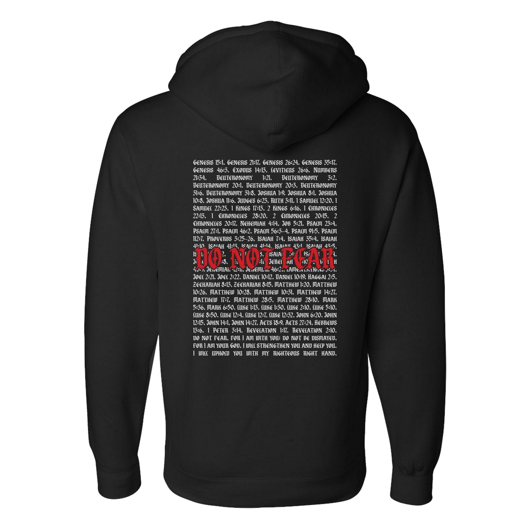 Do Not Fear Verses Hoodie - Small - Hoodie