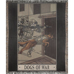 Dogs Of War Woven Blanket - 50x60 inch - Blanket