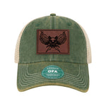 DPS K9 SWAT Leather Patch Old Trucker Hat - OSFA - Private Private Headwear