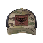 DPS K9 SWAT Leather Patch Retro Trucker Hat - OSFA - Private Private Headwear