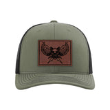 DPS K9 SWAT Leather Patch Snapback Trucker Hat - OSFA - Private Private Headwear
