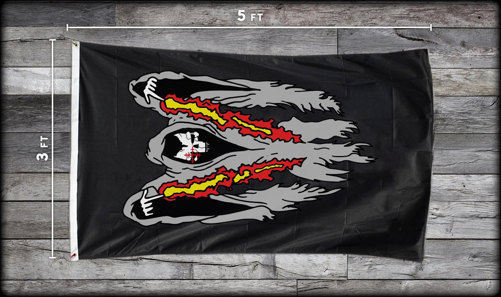 DTA Ghost Flag - 3' x 5' - Flag