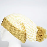 DUI Heart Pom Chunk Pom Beanie - One Size Fits Most - Beanie