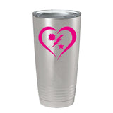 DUI Heart Tumbler - 20oz - Tumbler