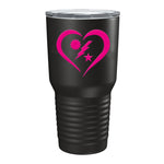 DUI Heart Tumbler - 30oz - Tumbler