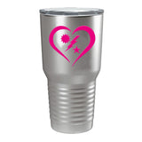 DUI Heart Tumbler - 30oz - Tumbler